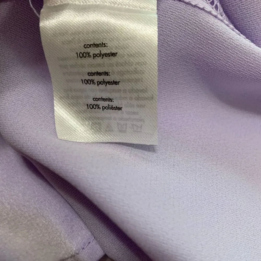 NWT WEWOREWHAT MINI SLIP SATIN SKIRT in Heather Purple. Size Small